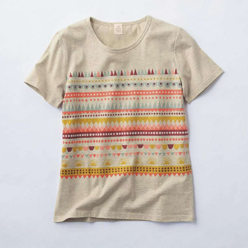 綿１００％プリントＴシャツ「ミニラボ」（mini labo）