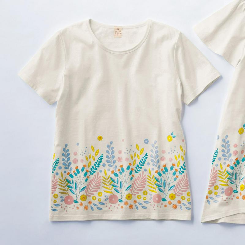 綿１００％プリントＴシャツ「ミニラボ」（mini labo）