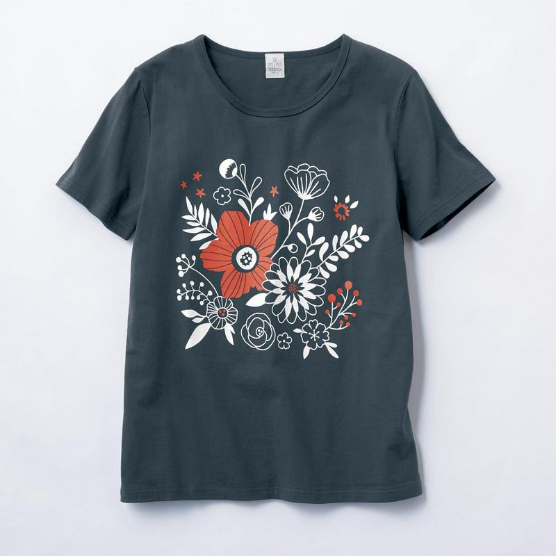 綿１００％プリントＴシャツ「ミニラボ」（mini labo）