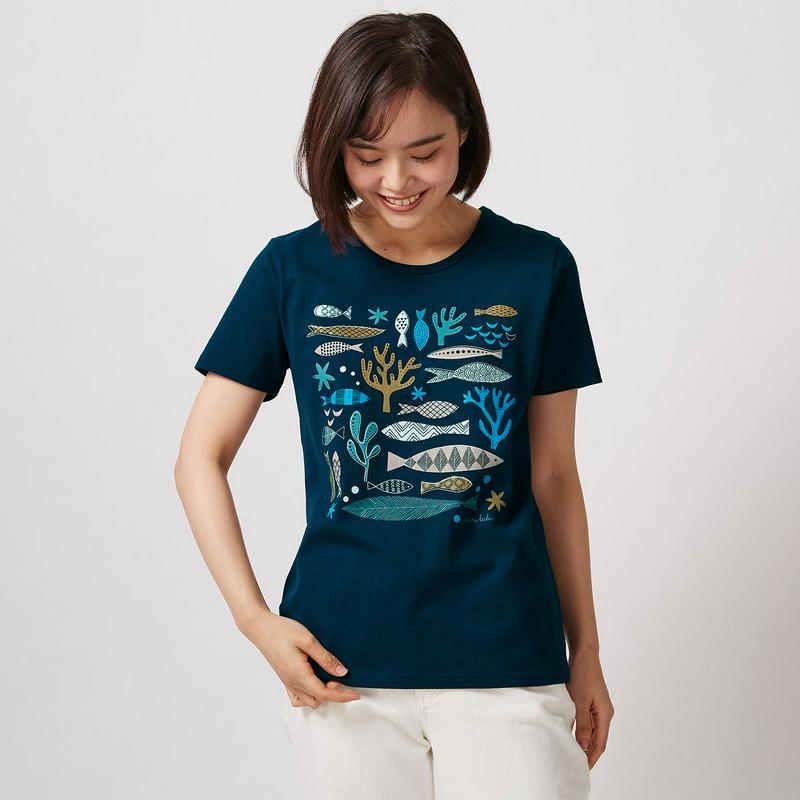 綿１００％プリントＴシャツ「ミニラボ」（mini labo）