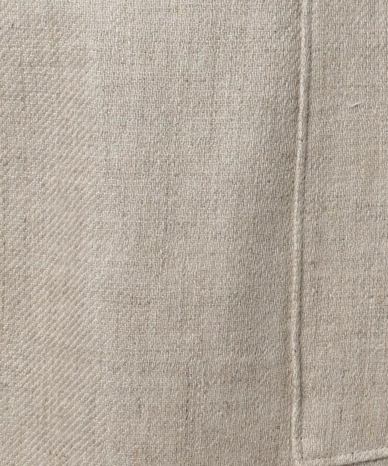 ビッグポケット麻混スカート