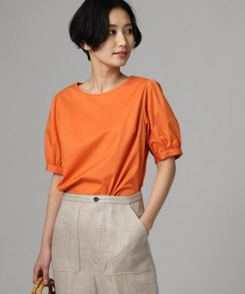 【洗える】ポルトガルコットンパフスリーブブラウス