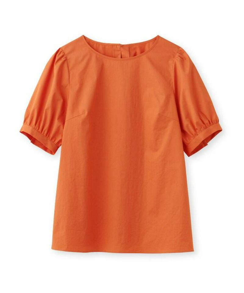 【洗える】ポルトガルコットンパフスリーブブラウス