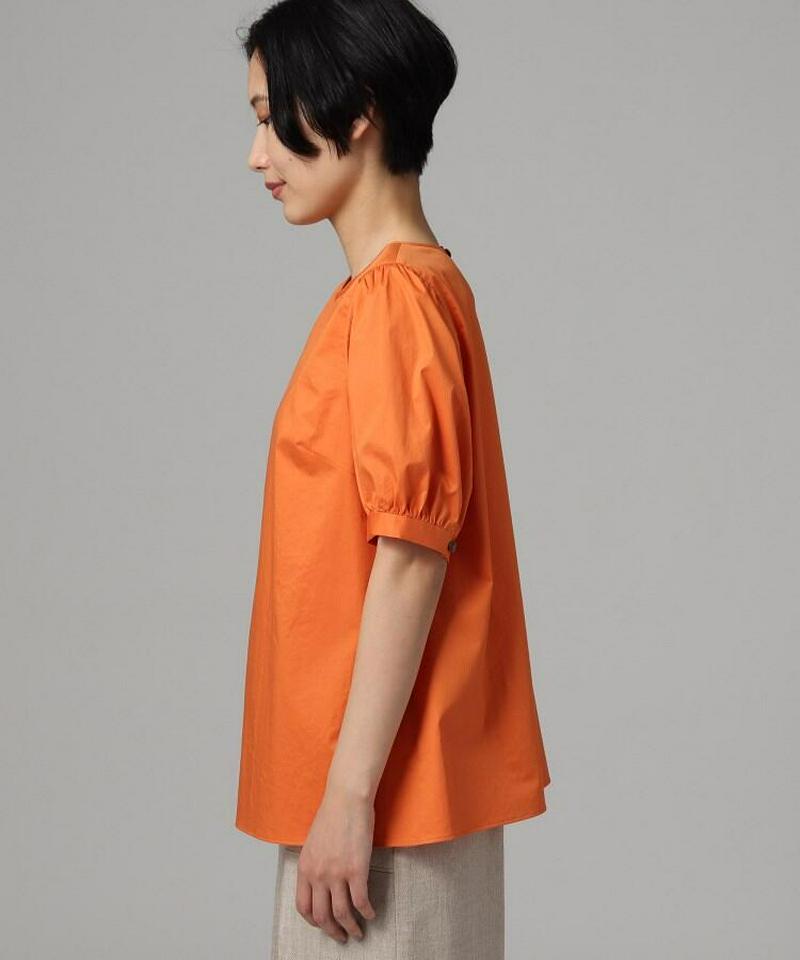 【洗える】ポルトガルコットンパフスリーブブラウス