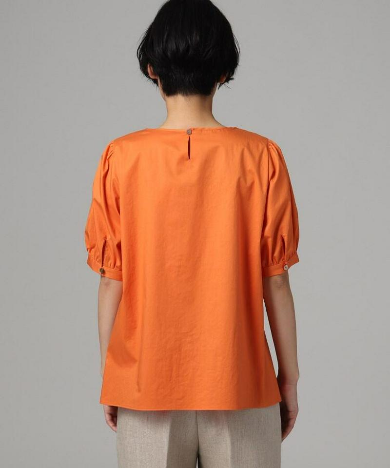 【洗える】ポルトガルコットンパフスリーブブラウス