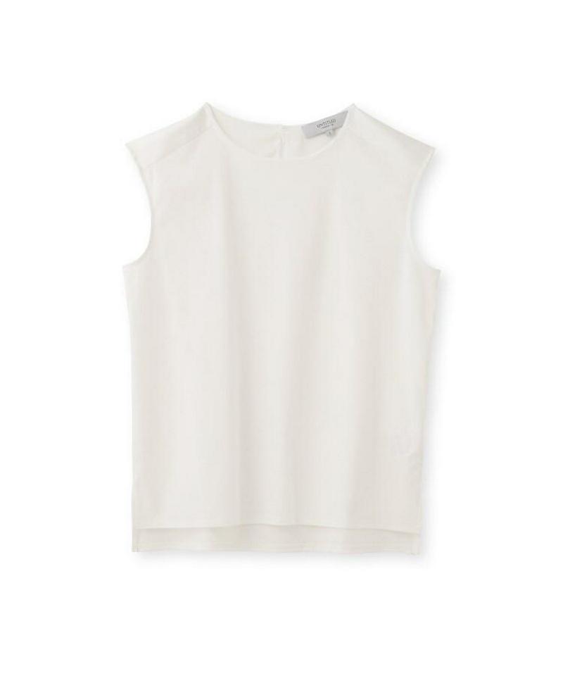 【洗える】前後差スムースタンクトップ