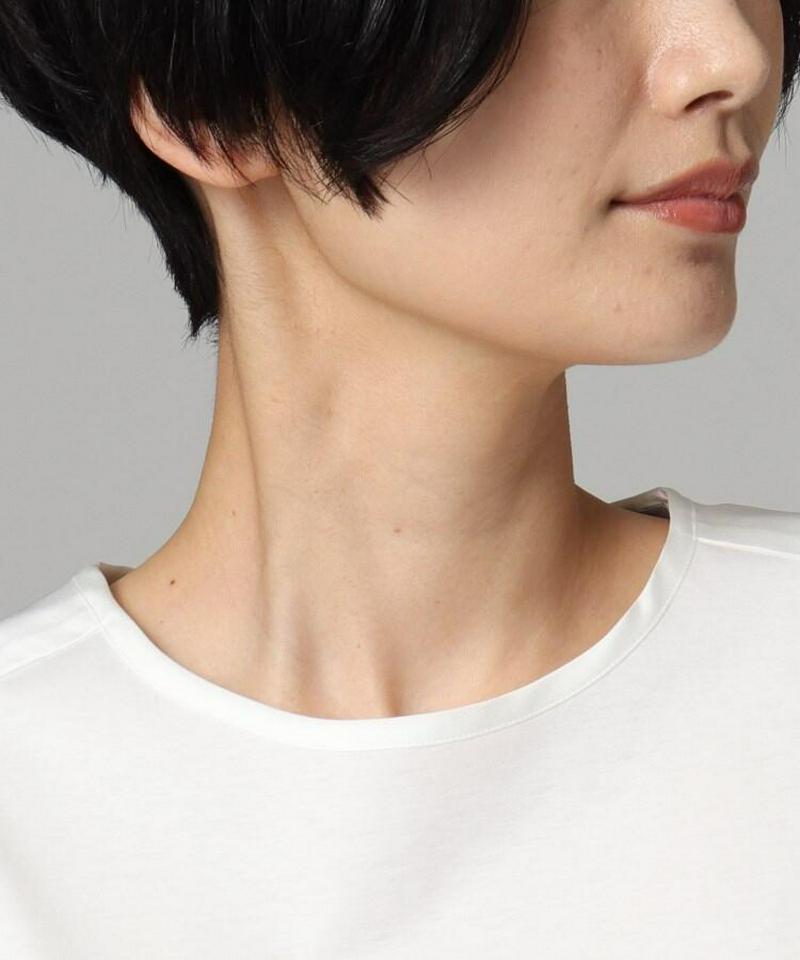 【洗える】前後差スムースタンクトップ