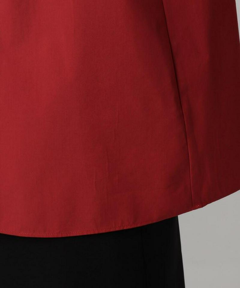 【洗える】タイプライターパフスリーブブラウス