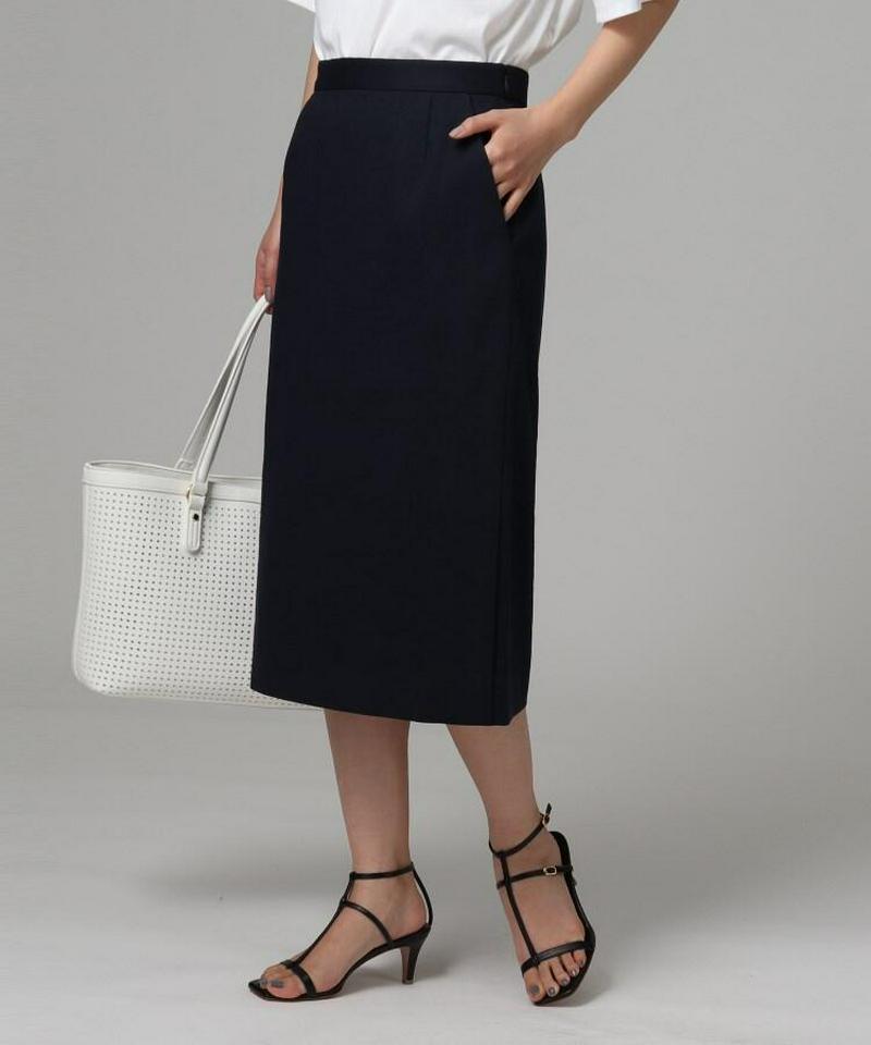 麻ブレンドナロースカート