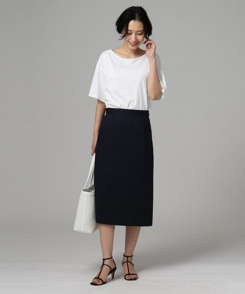 麻ブレンドナロースカート