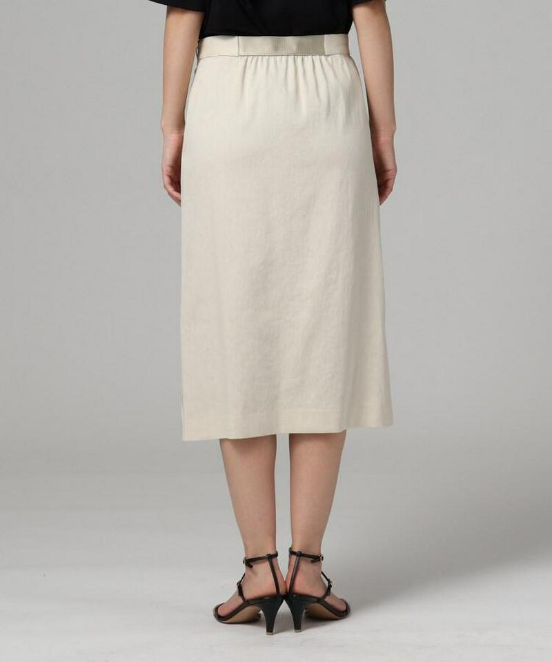 麻ブレンドナロースカート