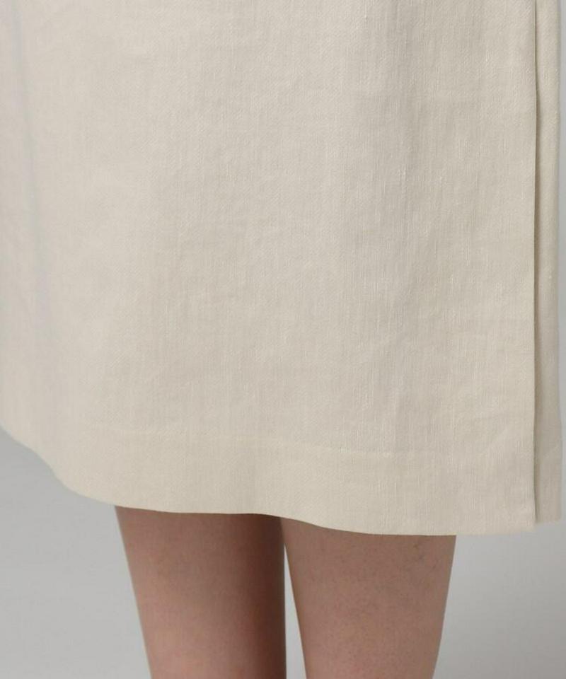 麻ブレンドナロースカート