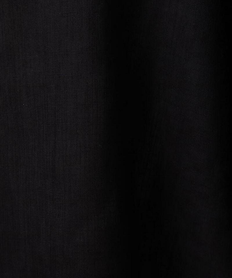 リネン調ワイドスリーブシャツ