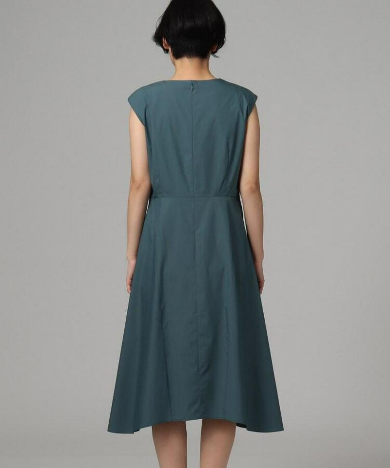 【洗える】タイプライターノースリーブワンピース