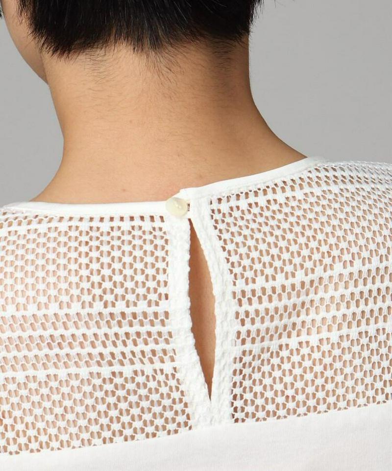 レースコットンブラウス