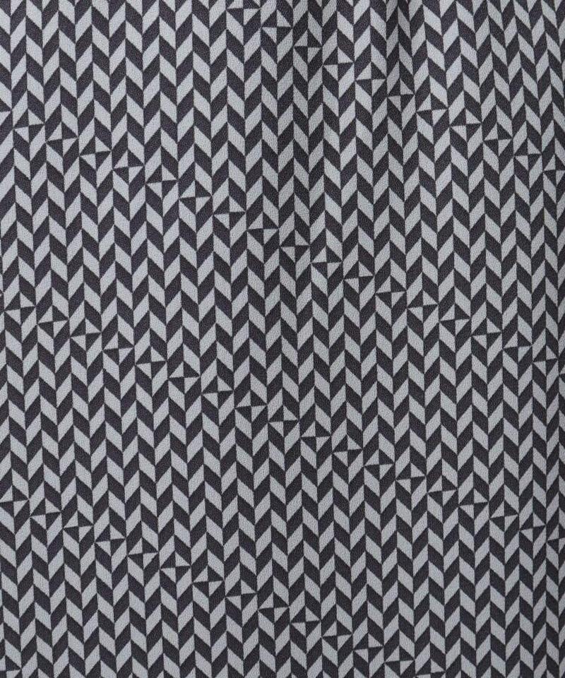 グラフィカル柄ミドルワンピース