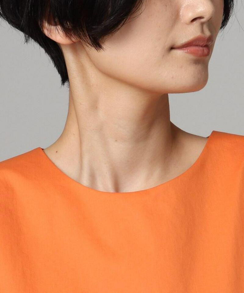 【洗える】コットンノースリーブワンピース