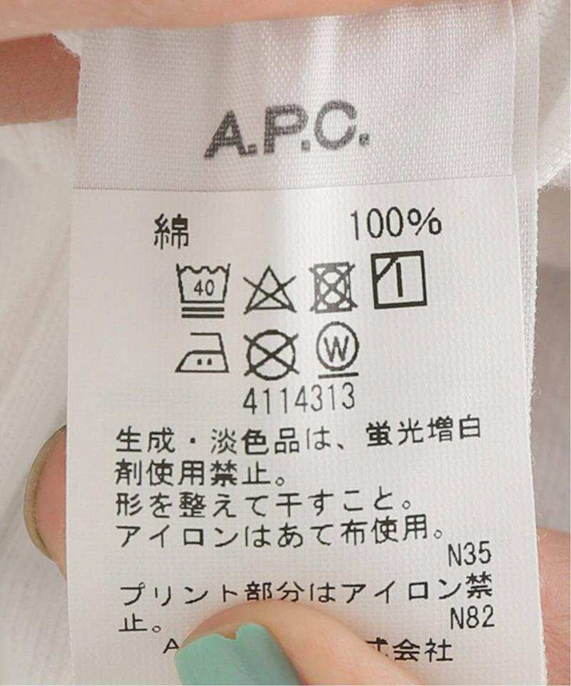 【A.P.C./アーペーセー】T-SHIRTS JEAN：Tシャツ