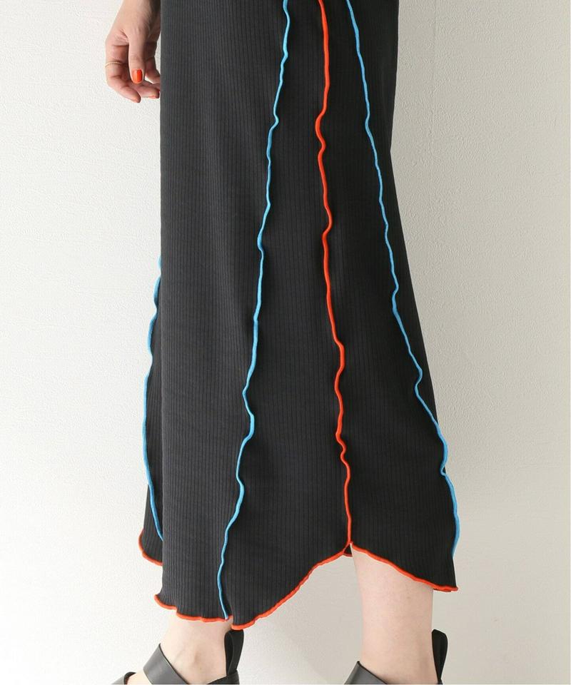 【NOMA t.d.】Rib Long Dress：ワンピース