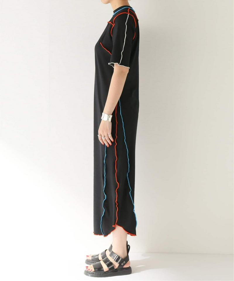 【NOMA t.d.】Rib Long Dress：ワンピース