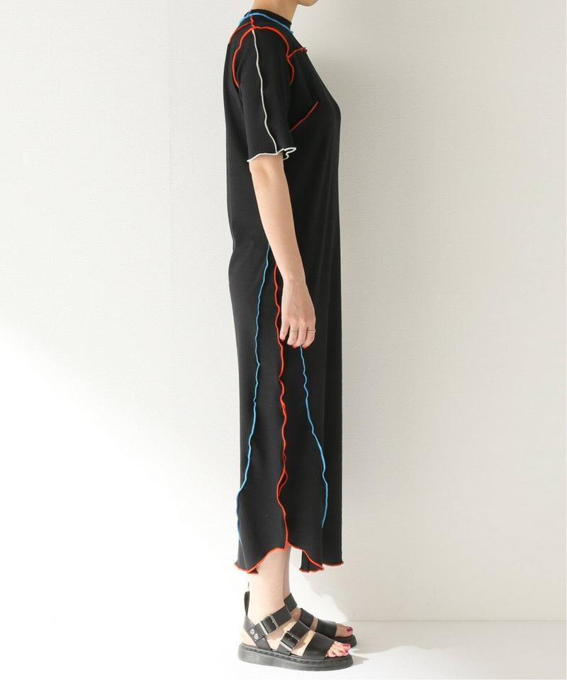【NOMA t.d.】Rib Long Dress：ワンピース