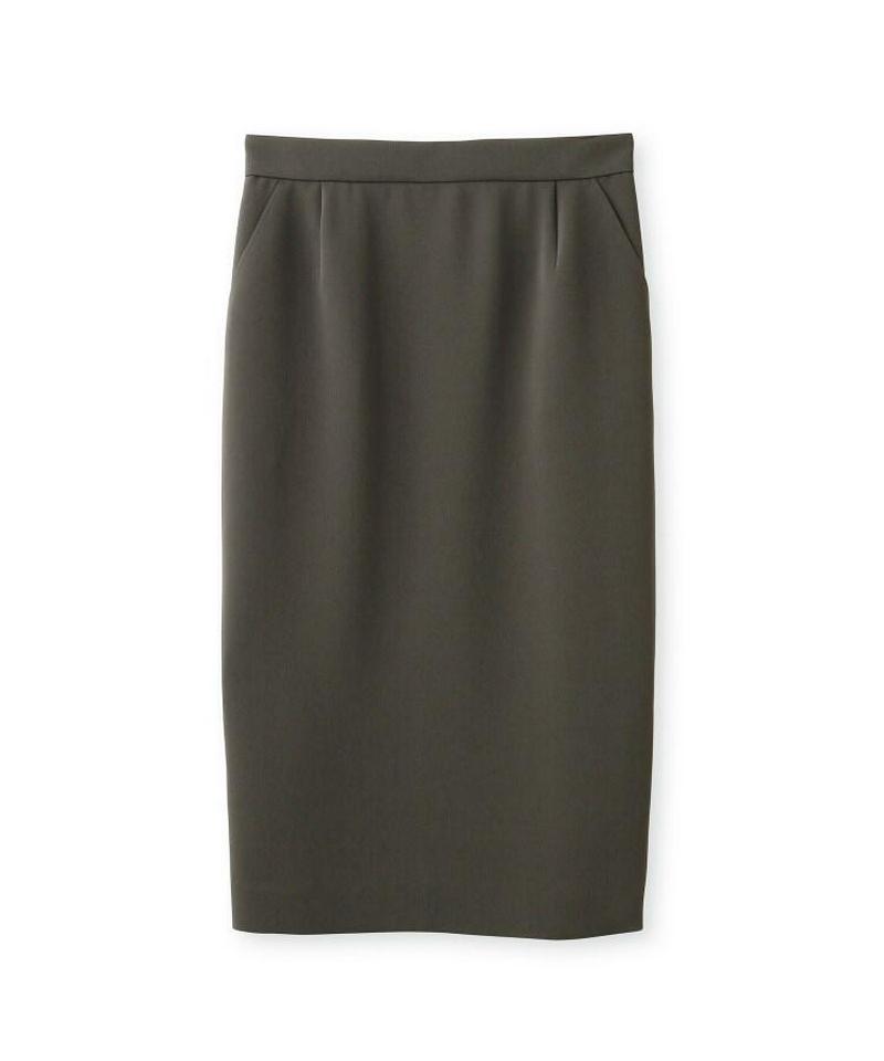 【洗える】ダブルクロスタイトスカート