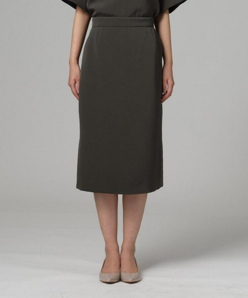 【洗える】ダブルクロスタイトスカート