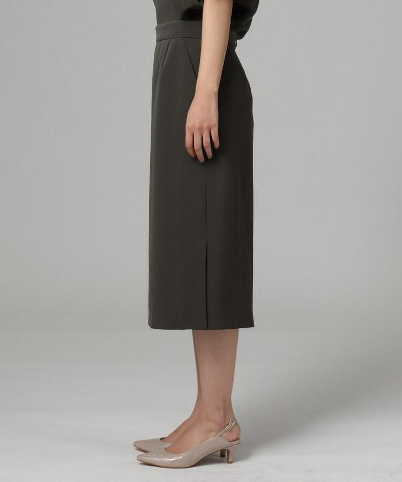 【洗える】ダブルクロスタイトスカート