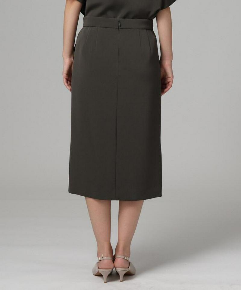 【洗える】ダブルクロスタイトスカート