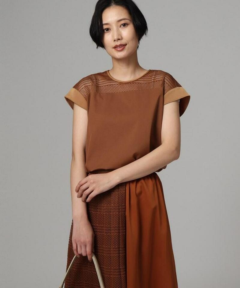 レースコットンブラウス