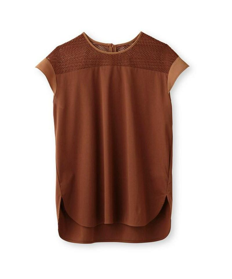 レースコットンブラウス