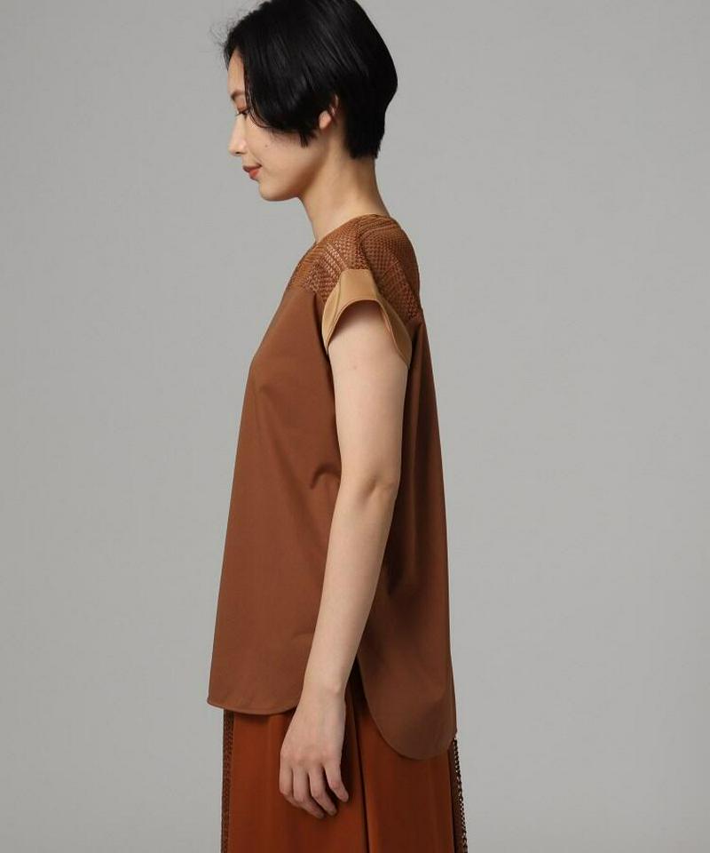 レースコットンブラウス