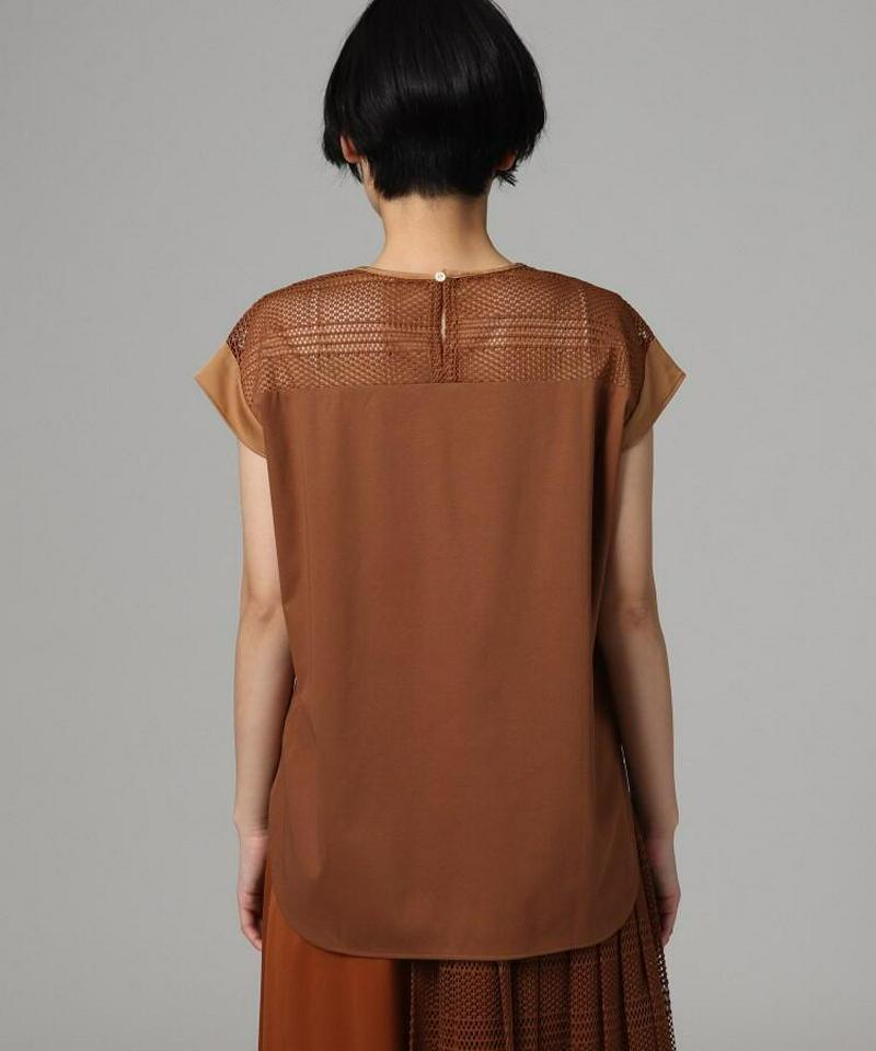 レースコットンブラウス