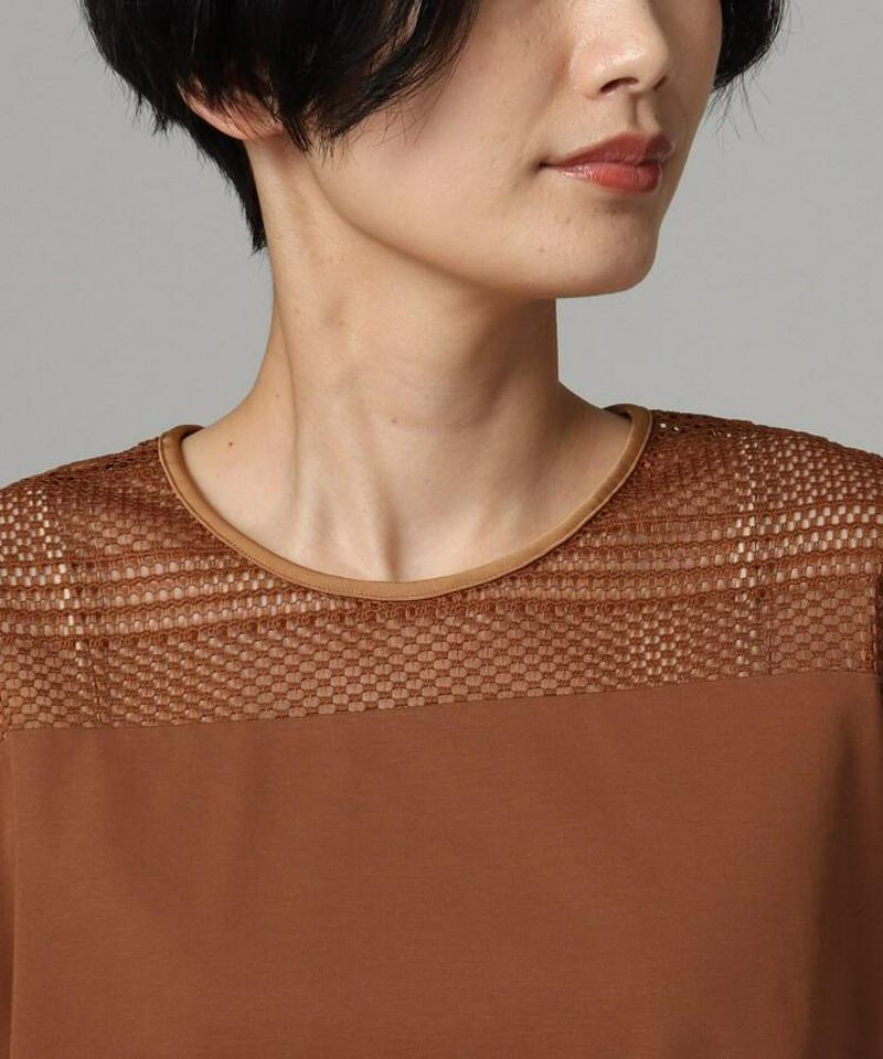 レースコットンブラウス