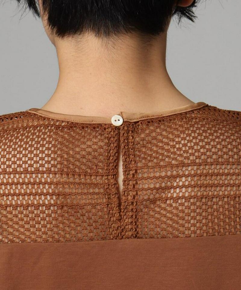 レースコットンブラウス