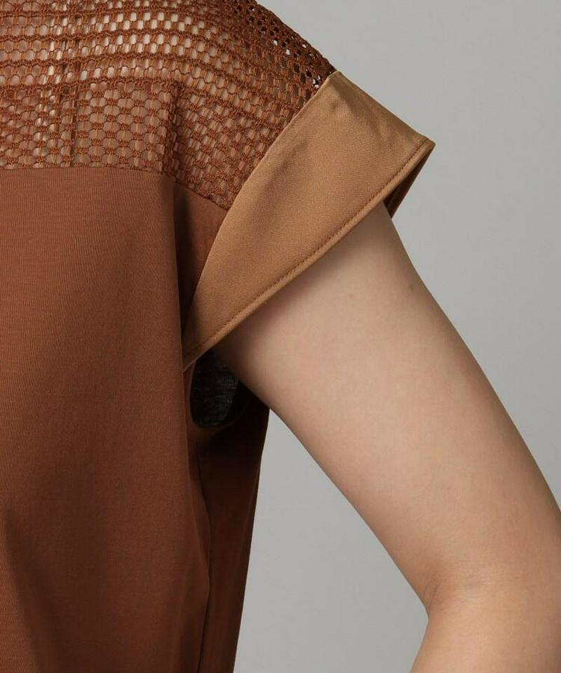 レースコットンブラウス