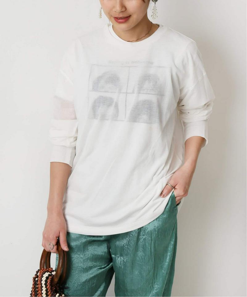 コットンナイロンシアーTシャツ◆（JOURNAL STANDARD relume）