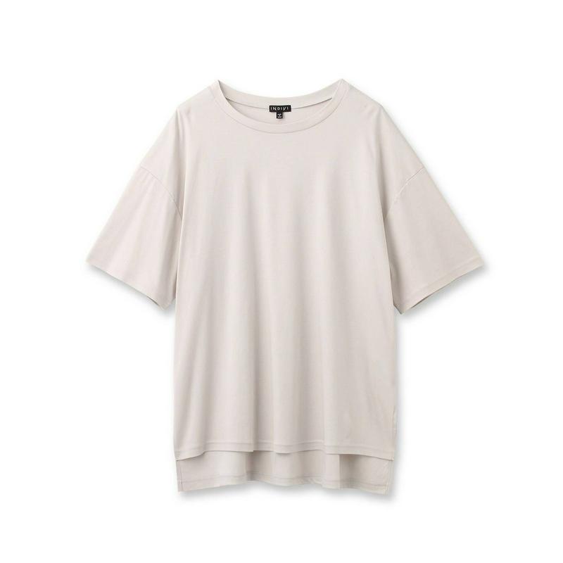 【Ｌサイズ別注／マシンウォッシュ】スムースクルーネックＴシャツ