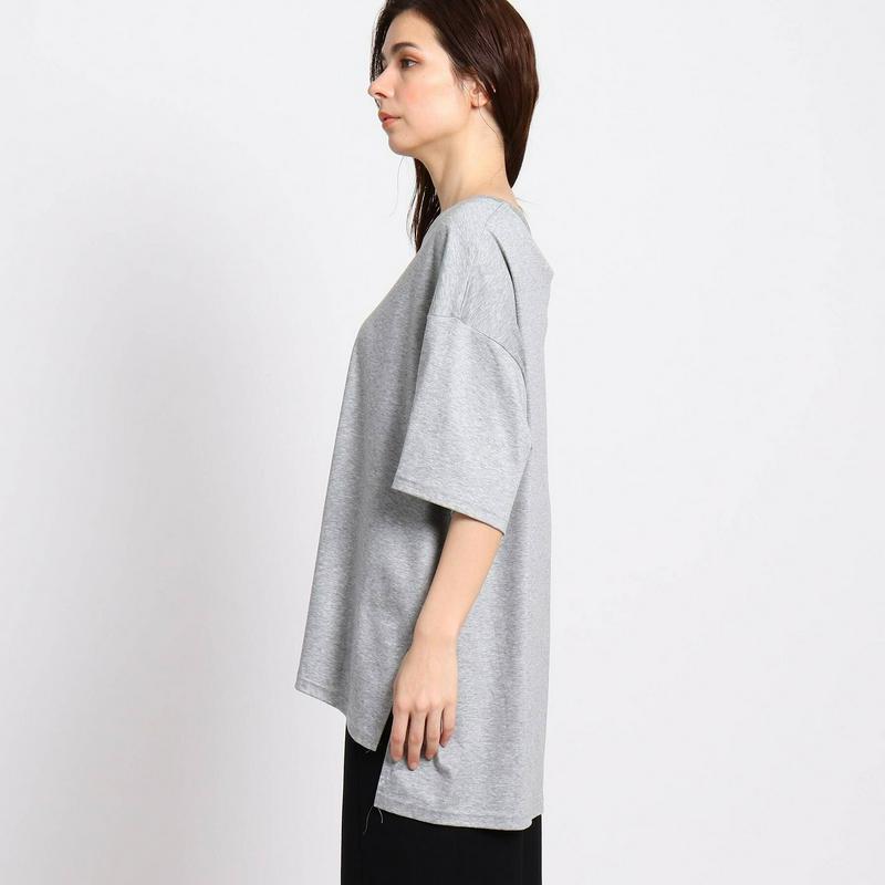 【Ｌサイズ別注／マシンウォッシュ】スムースクルーネックＴシャツ