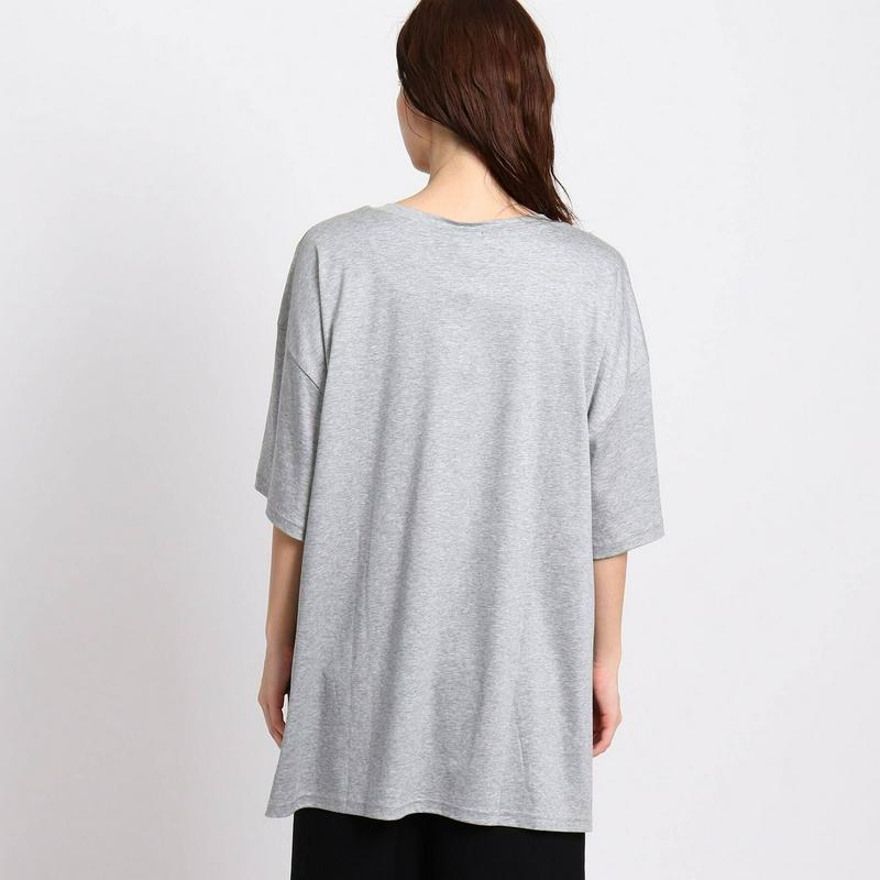【Ｌサイズ別注／マシンウォッシュ】スムースクルーネックＴシャツ