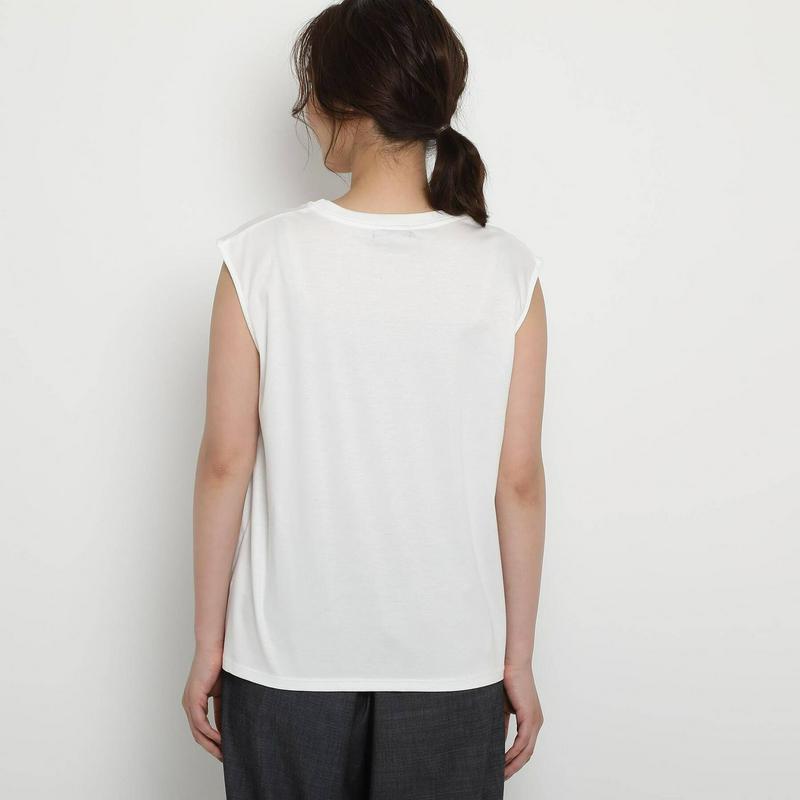 【洗える】ノースリーブロゴＴシャツ