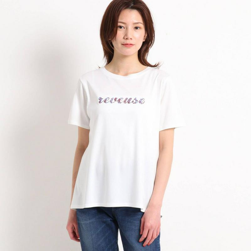 【洗える】プリントロゴＡラインＴシャツ