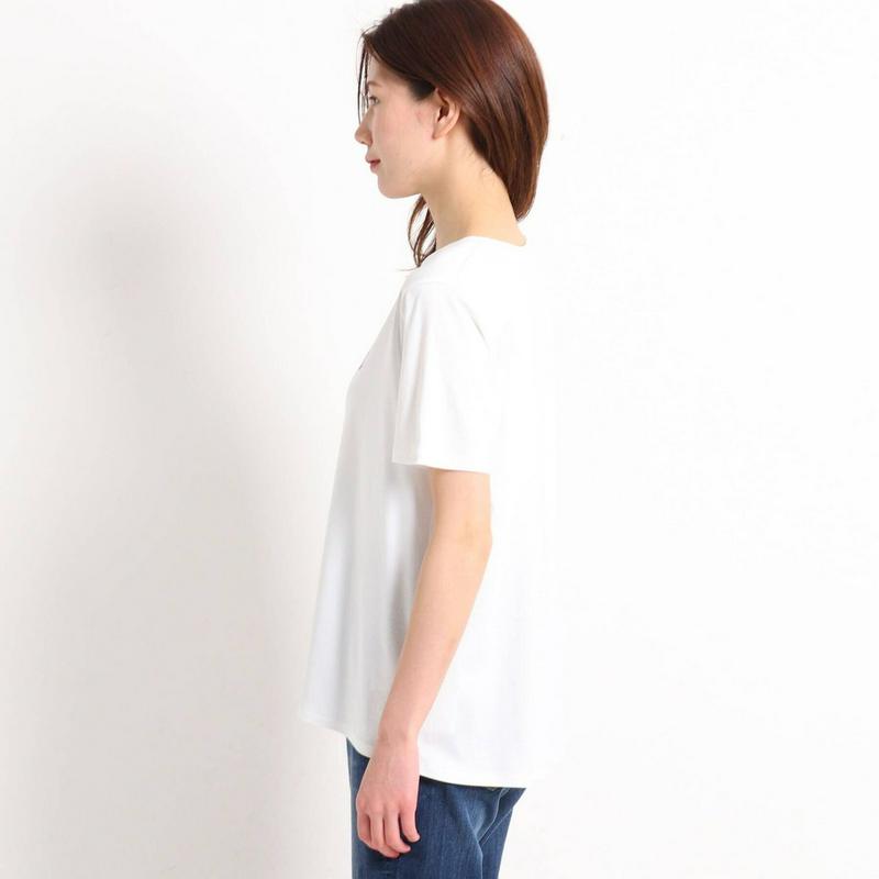 【洗える】プリントロゴＡラインＴシャツ