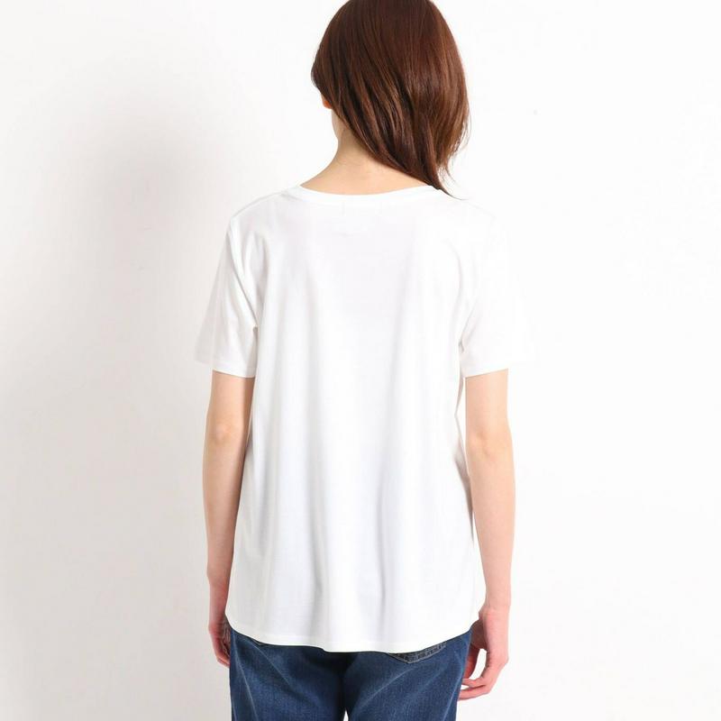 【洗える】プリントロゴＡラインＴシャツ