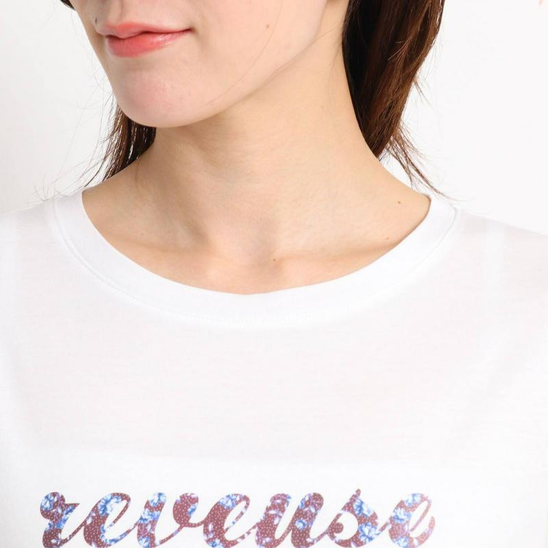 【洗える】プリントロゴＡラインＴシャツ
