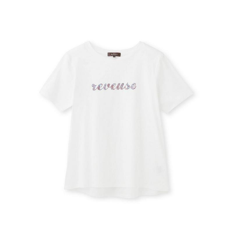【洗える】プリントロゴＡラインＴシャツ
