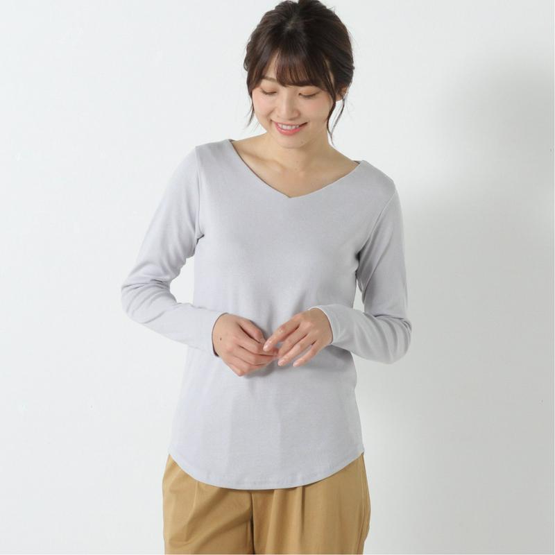 フライスＶネックＴシャツ【Ｍ～４Ｌ】