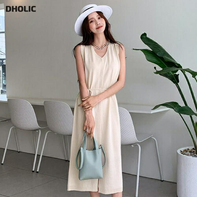 Vネックドロストニットワンピース・全3色・b55908 レディース 【ops】【ワンピース ロング ロングワンピース スリーブレ