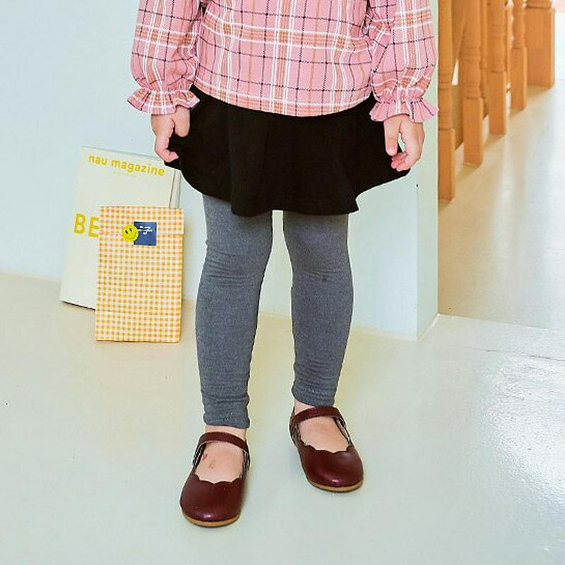 【キッズ只今20%OFF】配色スカートレギンス・p001263 キッズ【3~8才】【pt】【スカートレギンス スカート レギンス