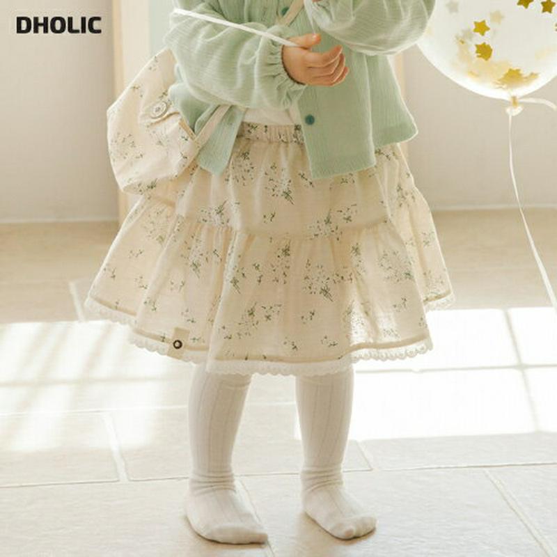 フラワーティアードスカート・p001392 キッズ【0~2才】【sk】【スカート ティアード ティアードスカート 花柄 フラワー 小花柄 フェミニン 可愛い かわいい 清楚 女の子 こども 子供服 こども服】【KIDS】